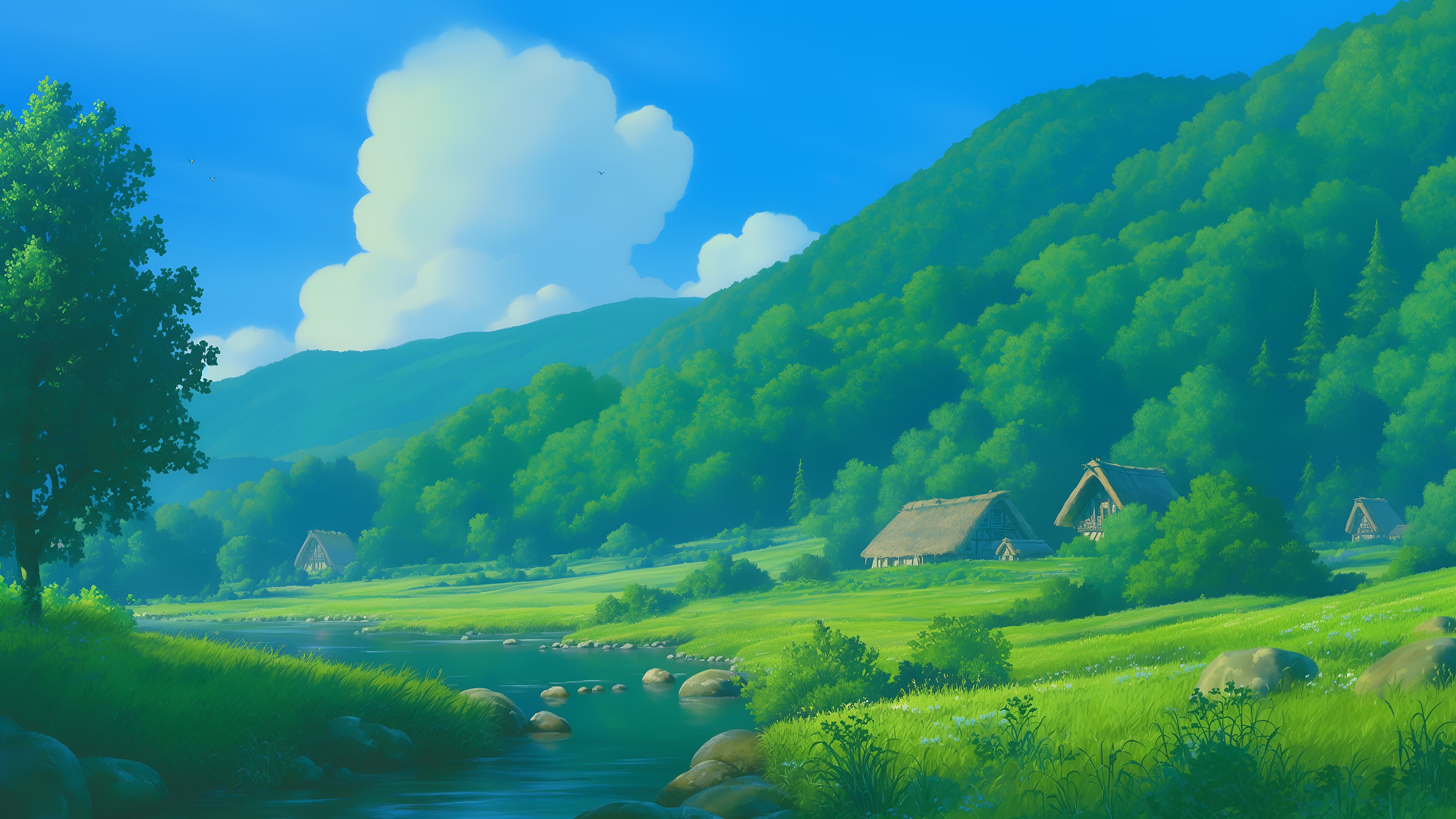 Ghibli Inspired Landscape
